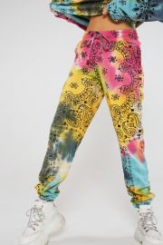 Jaded London Tie dye paisley print two-piece pants at Jaded London